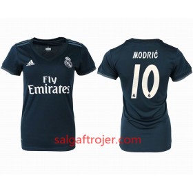 Real Madrid Fodboldtrøjer MODRIC 10 Dame Udebanesæt 2018/19 Kort ærmer